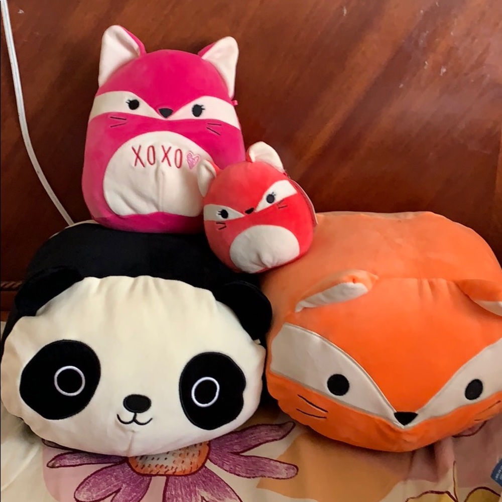 Squishmallows 2 12”” Stackables, 1 8”, 1 5”